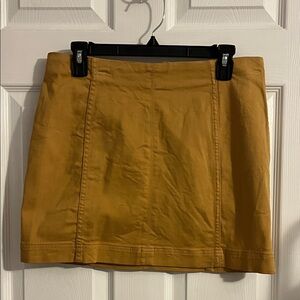 Jolt Golden Mini Skirt